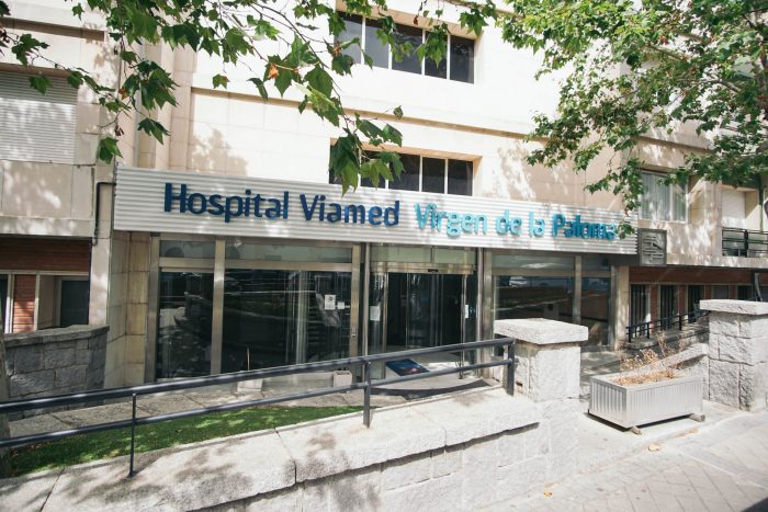 hospital viamed Virgen de la Paloma desde la calle