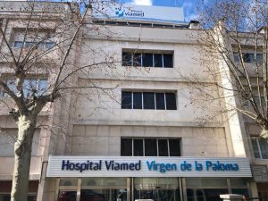 Hospital Viamed Virgen de la Paloma desde la calle - Conócenos