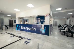 Recepción del hospital Bahía de Cádiz