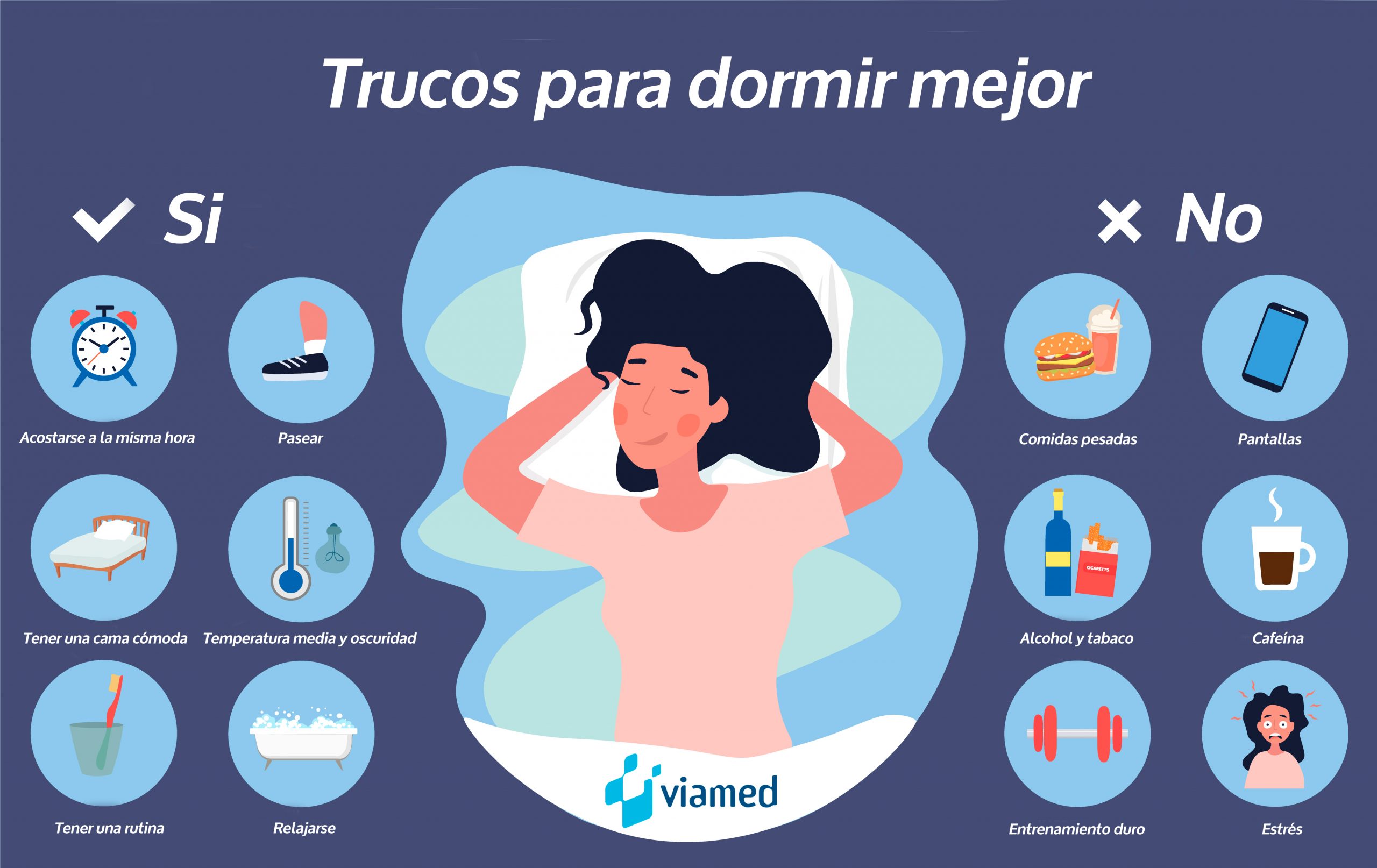 ¿Cómo puedo evitar el insomnio?